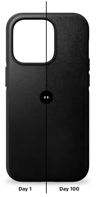 Nomad θήκη leather, προβολή χρήσης μετά από καιρό
