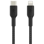 Belkin BoostCharge USB-C to Lightning Braided 1m Black (CAA004bt1MBK)