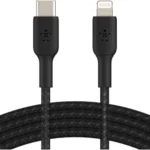 Belkin BoostCharge USB-C to Lightning Braided 1m Black (CAA004bt1MBK) - Image 2
