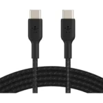 Belkin BoostCharge USB-C to USB-C Braided 1m Black (CAB004bt1MBK)