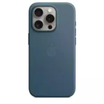 Apple FineWoven Case For iPhone 15 Pro With MagSafe Pacific Blue