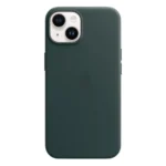 Apple Leather Case iPhone 14 with MagSafe Forest Green