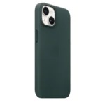 Apple Leather Case iPhone 14 with MagSafe Forest Green - Image 2
