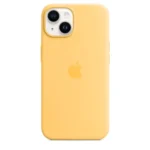 Apple Silicone Case iPhone 14 with MagSafe Sunglow