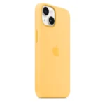 Apple Silicone Case iPhone 14 with MagSafe Sunglow - Image 2