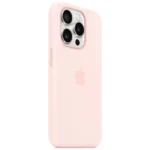 Apple iPhone 15 Pro Max Silicone Case With MagSafe Light Pink - Image 2