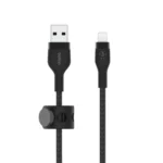 Belkin BoostCharge USB-A to Lightning Pro Flex 2m Black (CAA010BT2MBK)