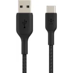 Belkin BoostCharge USB-A to USB-C Braided 2m Black (CAB002bt2MBK)