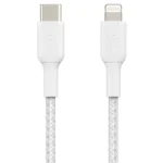 Belkin BoostCharge USB-C to Lightning Braided 1m White (CAA004bt1MWH)