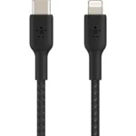 Belkin BoostCharge USB-C to Lightning Braided 2m Black (CAA004bt2MBK)