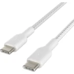 Belkin BoostCharge USB-C to USB-C Braided 1m White (CAB004bt1MWH)