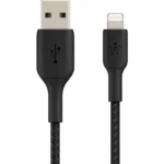 Belkin BoostCharge USB-A to Lightning Braided 3m Black (CAA002bt3MBK)