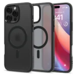 Spigen Ultra Hybrid Mag Magsafe Case For iPhone 16 Pro Frost black ACS08134