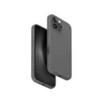 Uniq Lino Hue MagSafe Case For iPhone 16 Pro Max-Charcoal Grey LINOHMGRY - Image 4