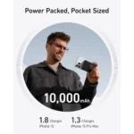 (10K) Anker Powerbank 15W Ultra-Fast Magnetic Charging with Smart Display Black - Image 4