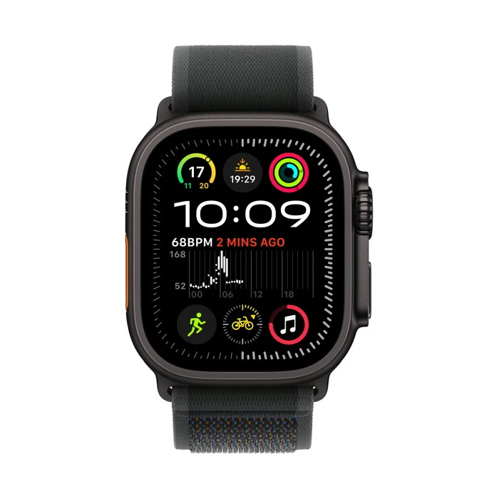 apple_watch_ultra_2_49mm_black_titanium_trail_loop_black_2 Apple Watch Ultra 2 / GPS + Cellular / 49mm / Black Titanium Case with Black Trail Loop - Image 1