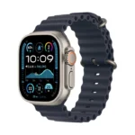 Apple Watch Ultra 2 / GPS + Cellular / 49mm / Natural Titanium Case with Navy Ocean Band - Image 2
