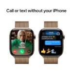 Apple Watch Series 10 / GPS + Cellular / 42mm / Gold Titanium case with Gold Milanese Loop - Image 4