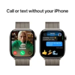 Apple Watch Series 10 / GPS + Cellular / 42mm / Natural Titanium case with Natural Milanese Loop - Image 4