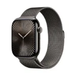 Apple Watch Series 10 / GPS + Cellular / 42mm / Slate Titanium case with Slate Milanese Loop - Image 2
