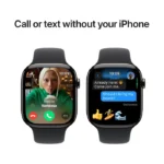 Apple Watch Series 10 / GPS + Cellular / 42mm / Slate Titanium case with Black Sport Band - Image 4