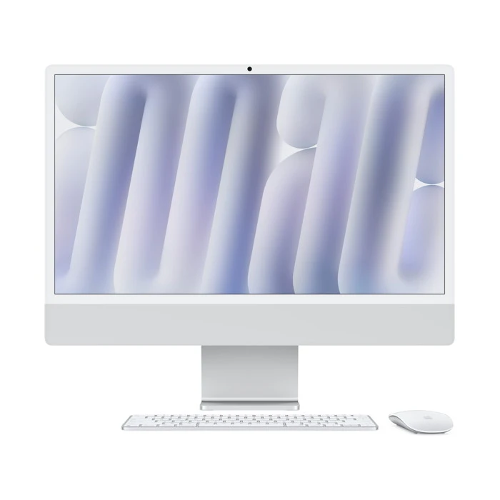 imac_m4_silver_01 iMac (M4) 10-Core CPU / 10-Core GPU / 16GB / 256GB / Nano-Texture Glass - Image 1