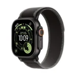 Apple Watch Ultra 3 / GPS + Cellular / 49mm / Black Titanium Case with Black/Charcoal Trail Loop