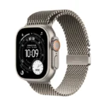 Apple Watch Ultra 3 / GPS + Cellular / 49mm / Natural Titanium Case with Titanium Milanese Loop