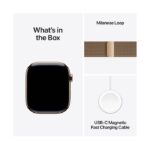 Apple Watch Series 11 / GPS + Cellular / 42mm / Gold Titanium case with Gold Milanese Loop - Image 5