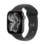 Apple Watch Series 11 / GPS + Cellular / 42mm / Jet Black Aluminium case with Black Sport Band
