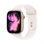 Apple Watch Series 11 / GPS / 42mm / Rose Gold Aluminium case with Light Blush Sport Band