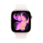 Apple Watch Series 11 / GPS / 42mm / Rose Gold Aluminium case with Light Blush Sport Band - Image 2