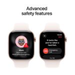 Apple Watch Series 11 / GPS / 42mm / Rose Gold Aluminium case with Light Blush Sport Band - Image 4