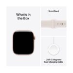 Apple Watch Series 11 / GPS / 42mm / Rose Gold Aluminium case with Light Blush Sport Band - Image 5