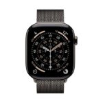 Apple Watch Series 11 / GPS + Cellular / 42mm / Slate Titanium case with Slate Milanese Loop - Image 2