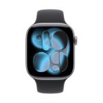 Apple Watch Series 11 / GPS / 46mm / Space Grey Aluminium case with Black Sport Band - Image 2