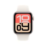Apple Watch SE 3 / GPS / 40mm / Starlight Aluminium case with Starlight Sport Band - Image 2