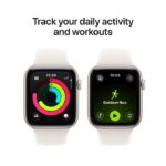 Apple Watch SE 3 / GPS / 40mm / Starlight Aluminium case with Starlight Sport Band - Image 3